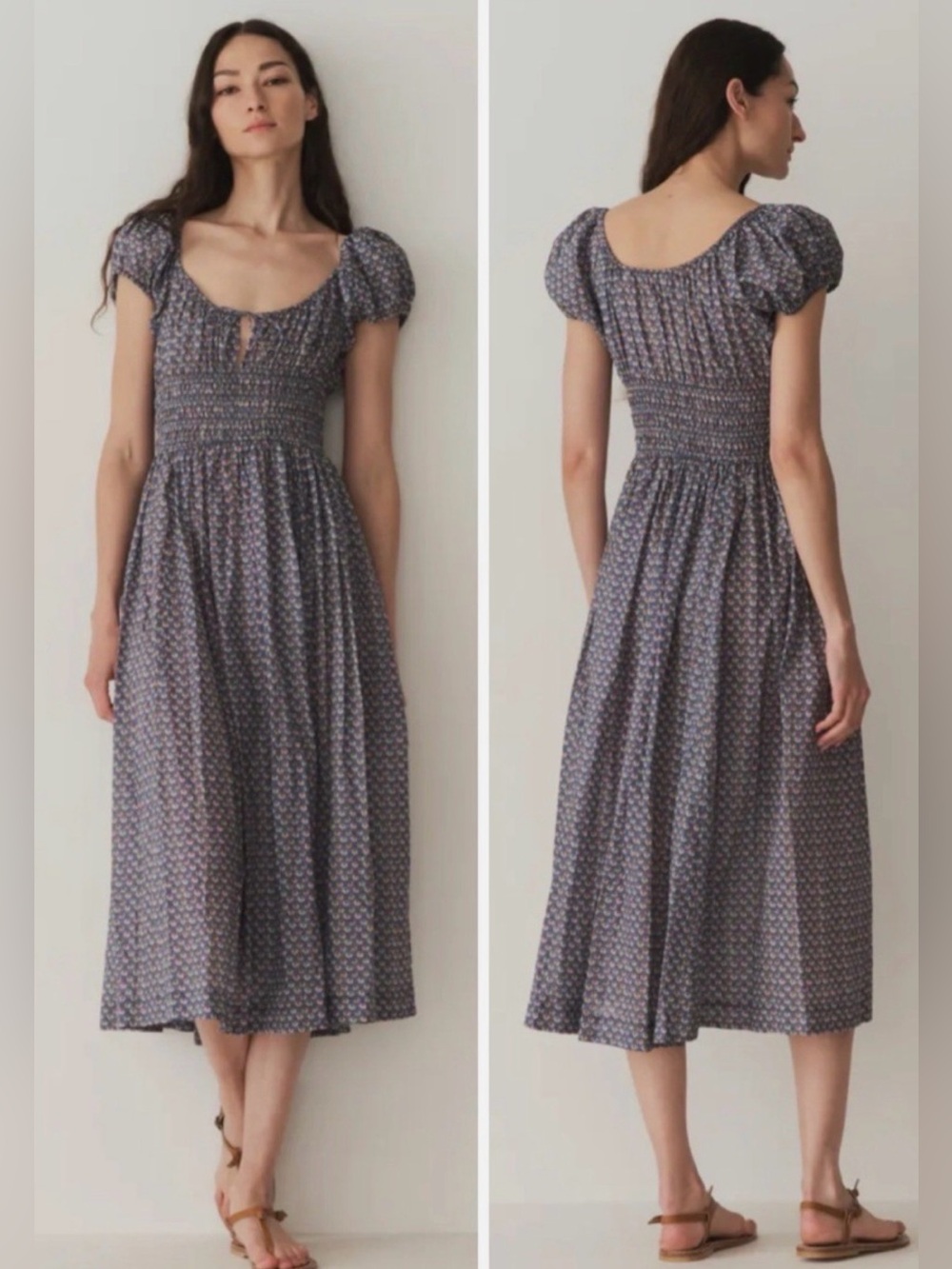 DÔEN Quinn Dress Dahlia Ikat size L